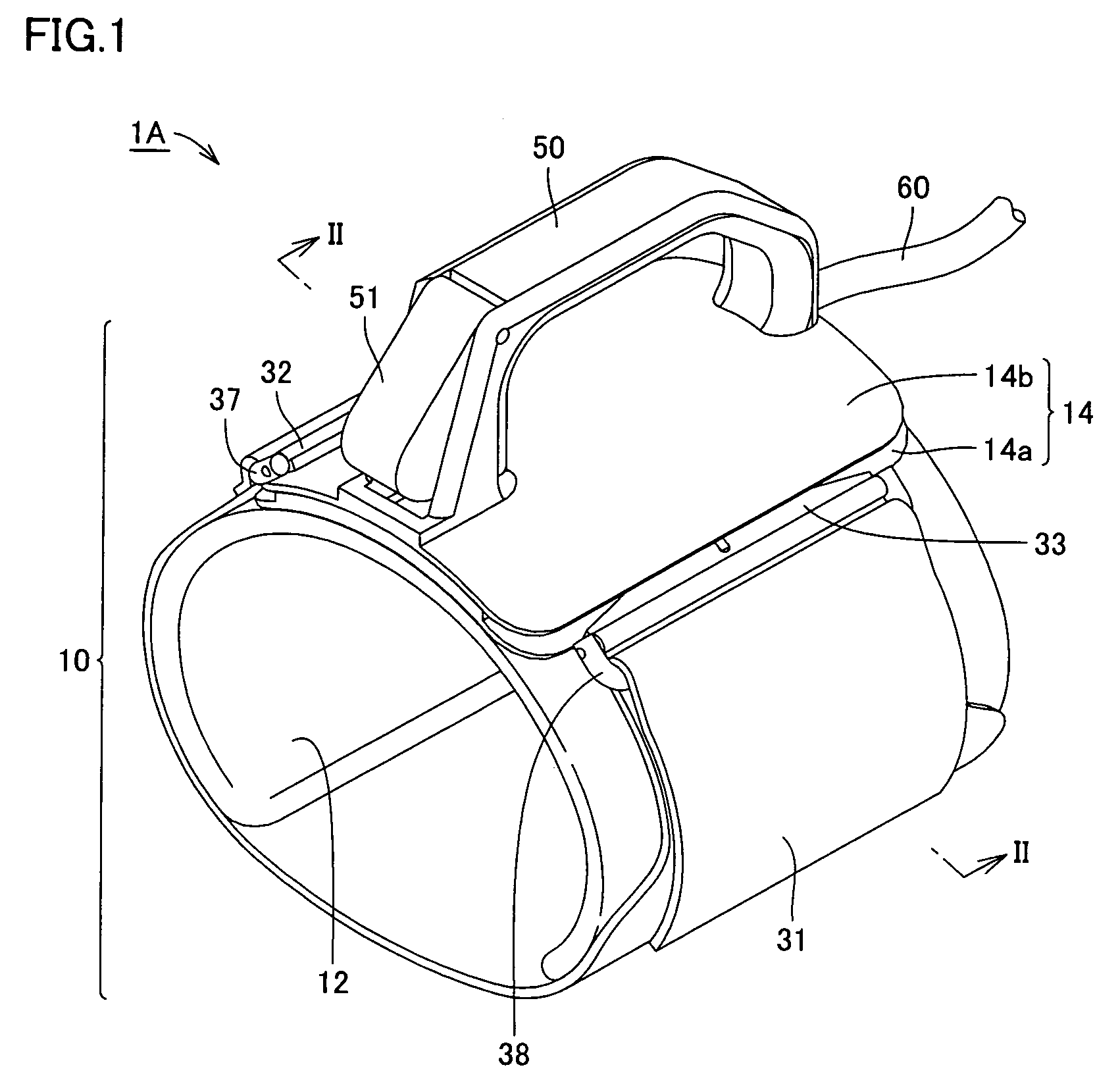 Cuff for blood pressure monitor