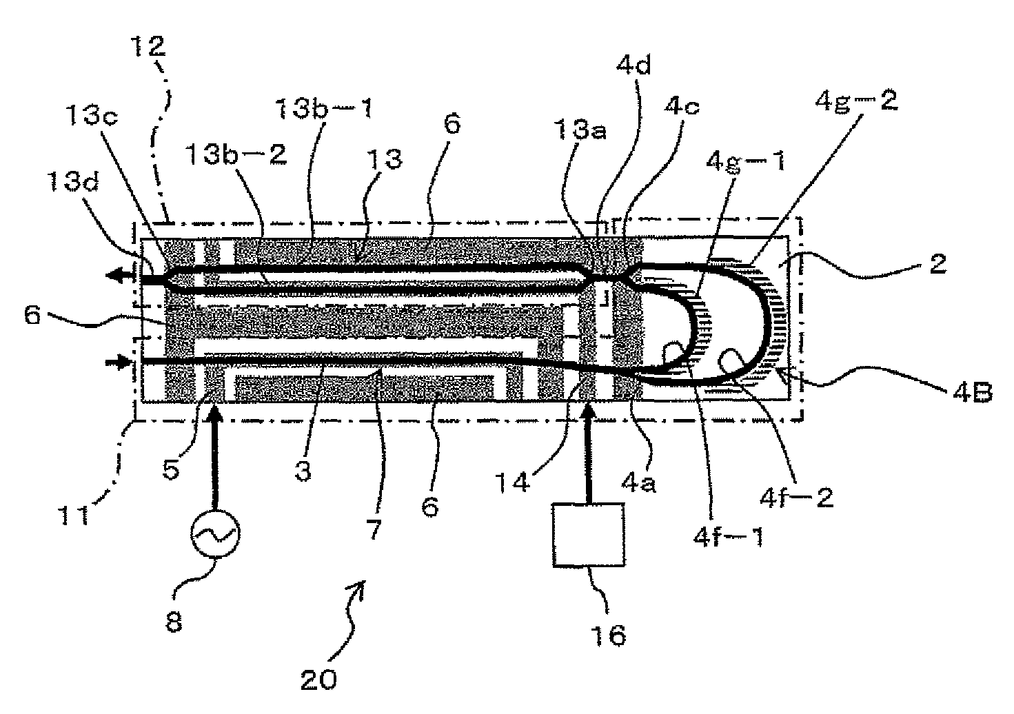 Optical waveguide device