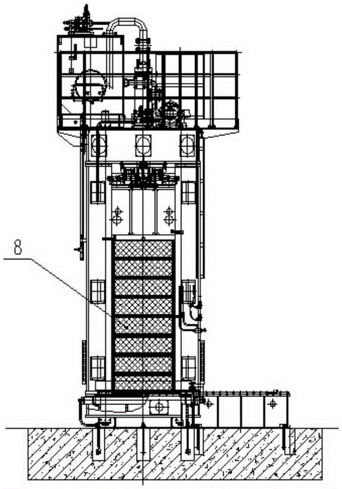 Method for using safe frame type hydraulic press