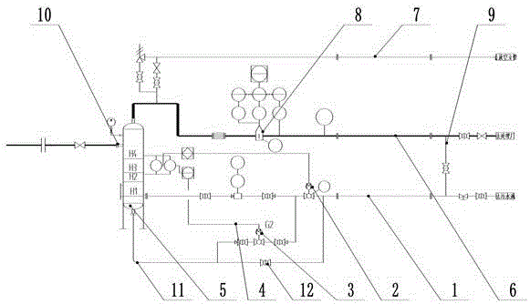 Single-well parallel gathering and transportation process