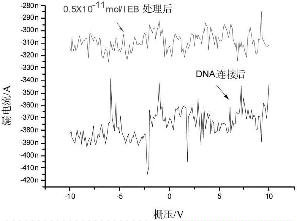 Method for preparing molecular device with surficial biomolecules removed and based on graphene electrodes