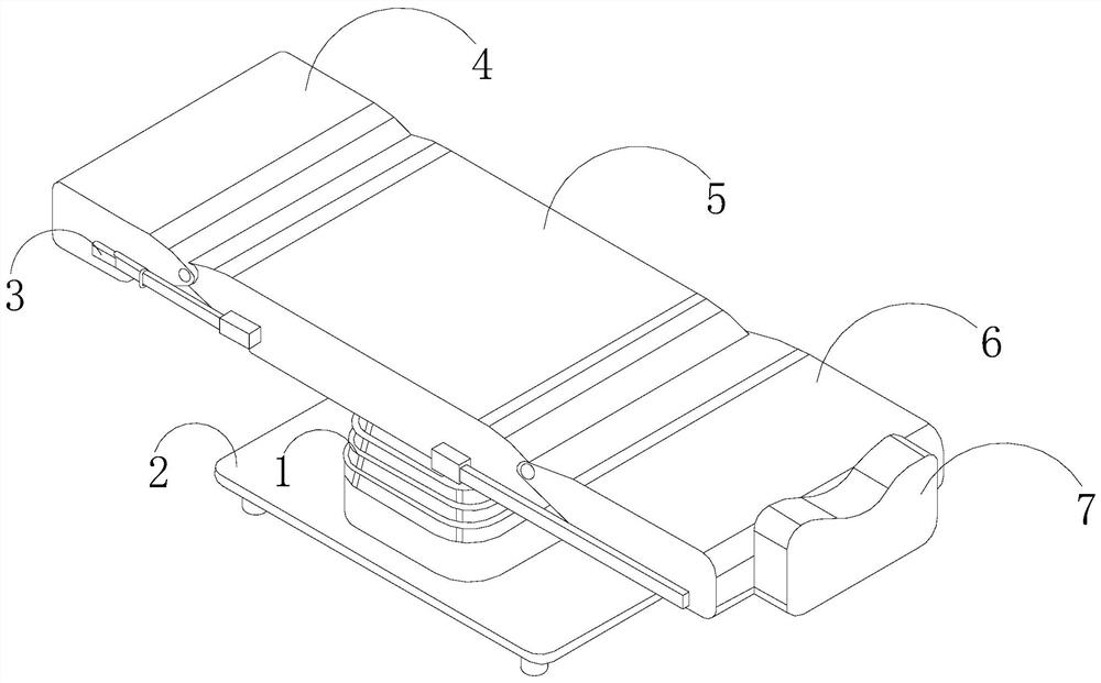 Cardiology department diagnosis and treatment bed