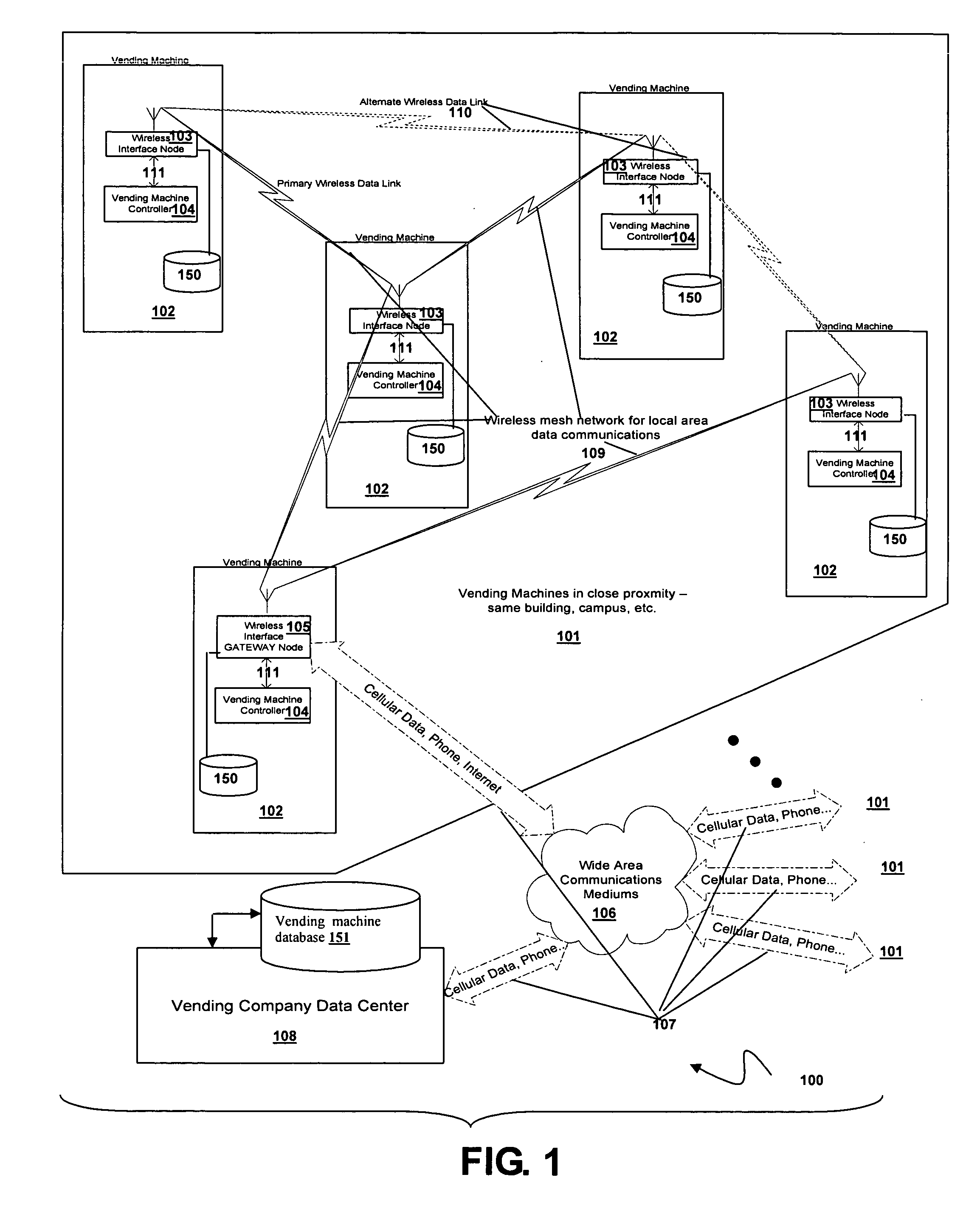 Vending machine monitoring system