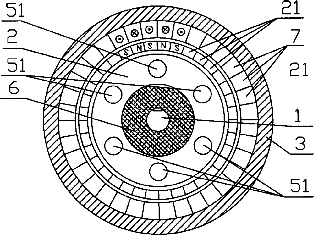 Speed regulating electricity generator with constant frequency