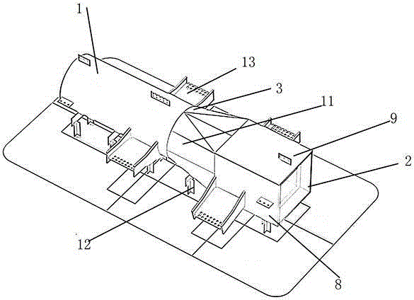 Circular pipe transfer box type column and manufacturing method thereof