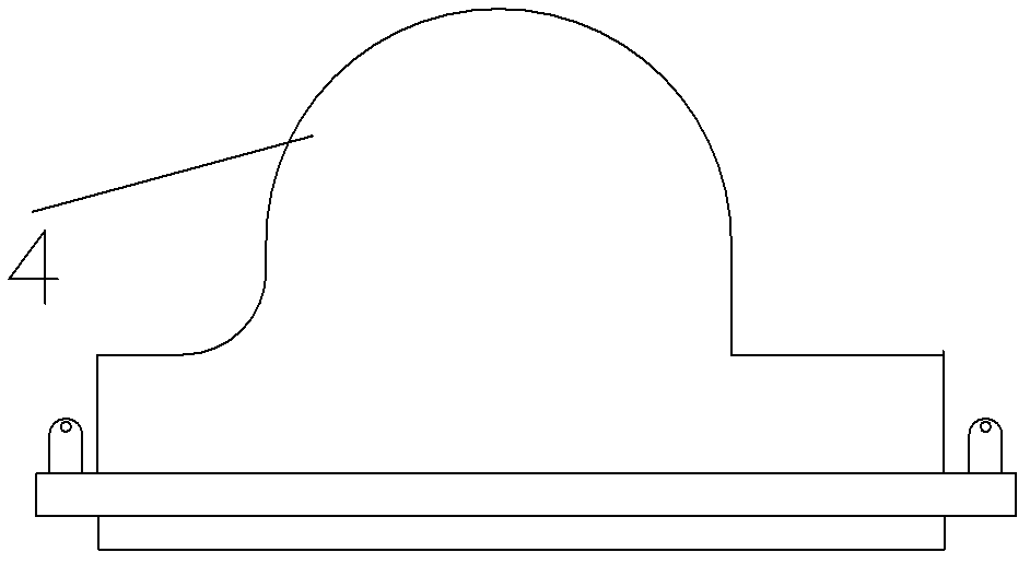 Method and device for forming U-shaped elastic knot by cold pressing