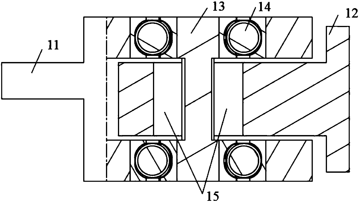 A space intelligent flexible manipulator test device