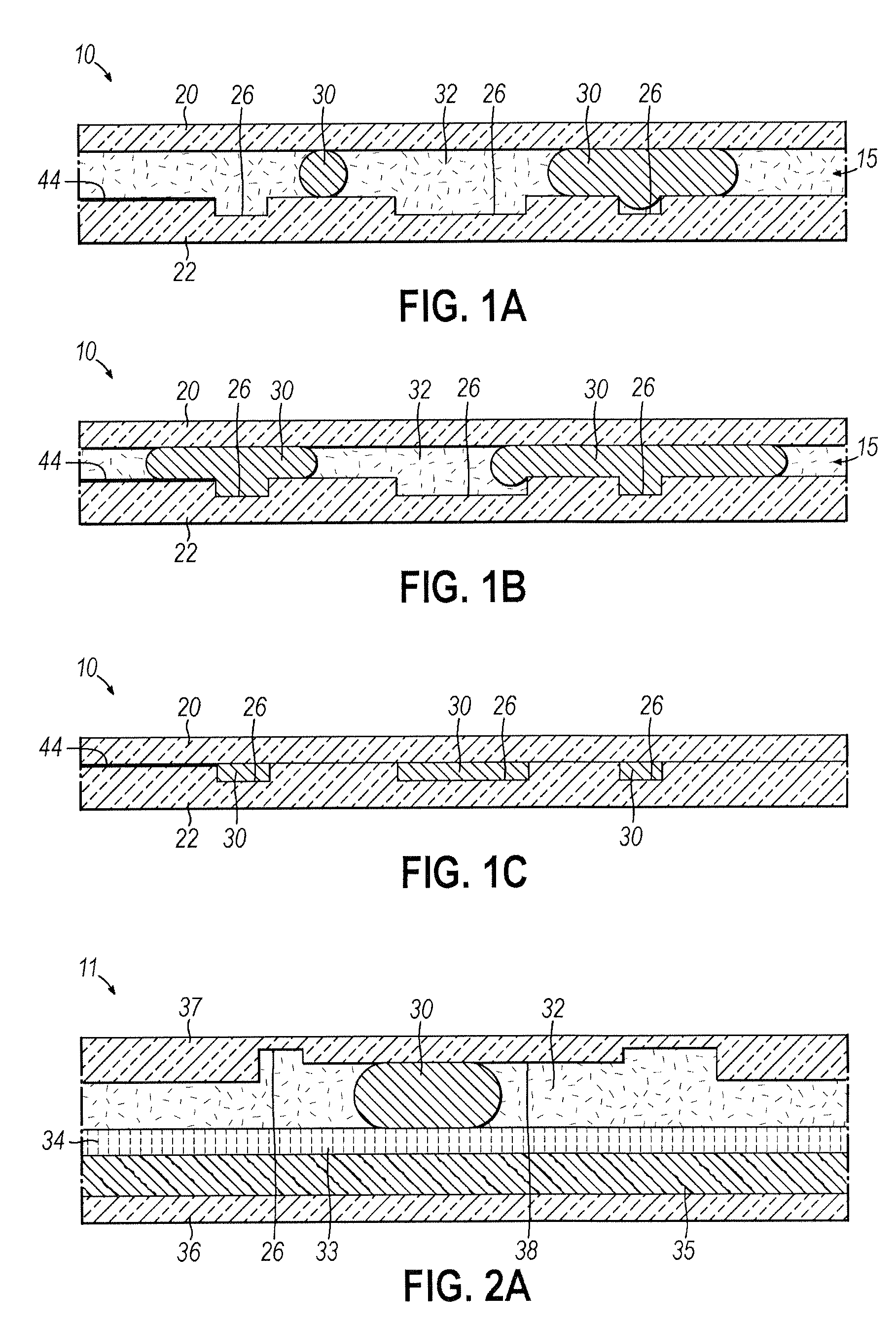 Pressure reconfigured electromagnetic devices