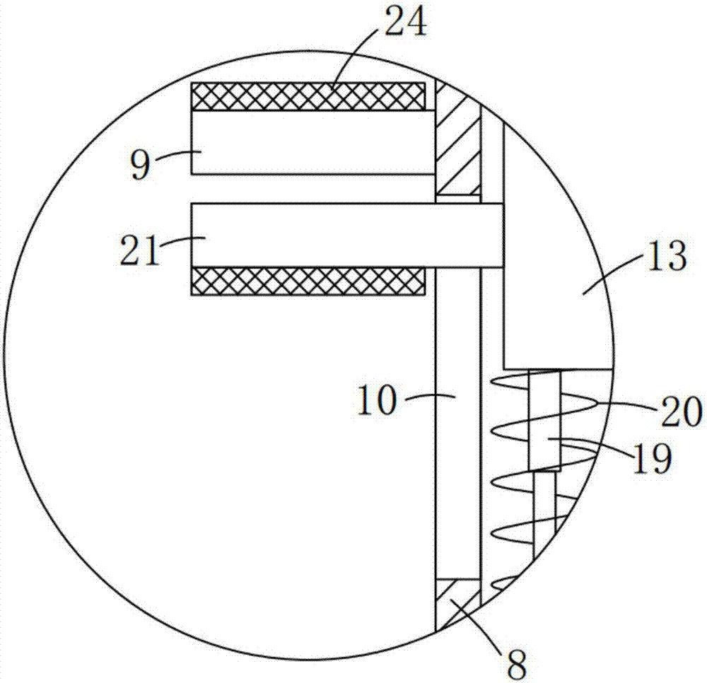 Grinding device for fiber high-temperature riser machining