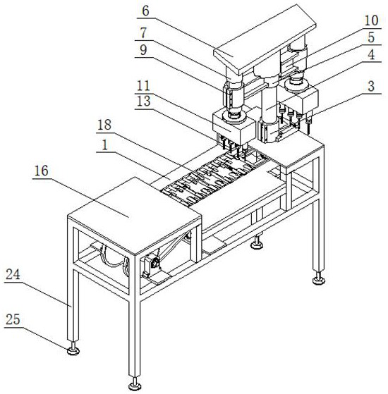 Aluminum alloy plate machining and drilling device