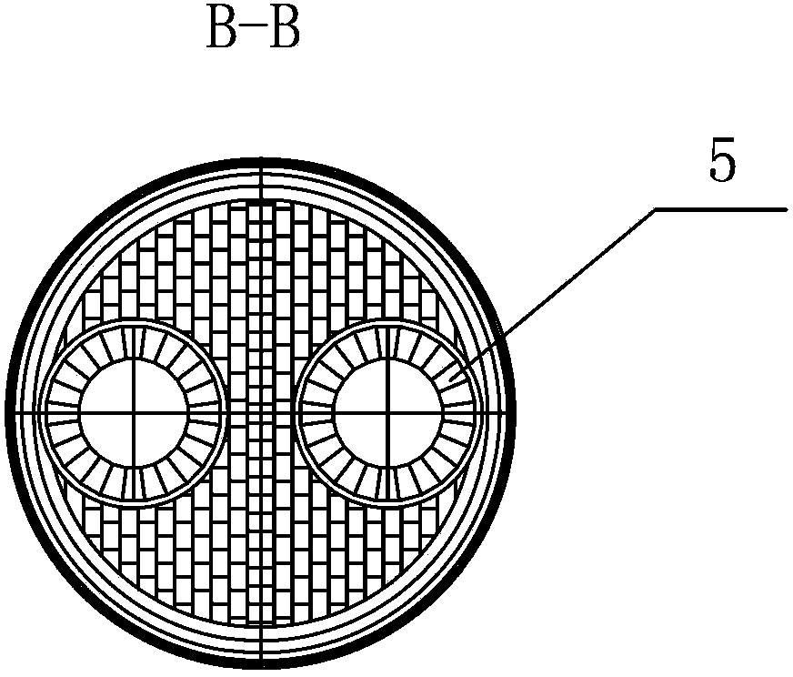 Low-chrome refractory material RH refining furnace and building method thereof