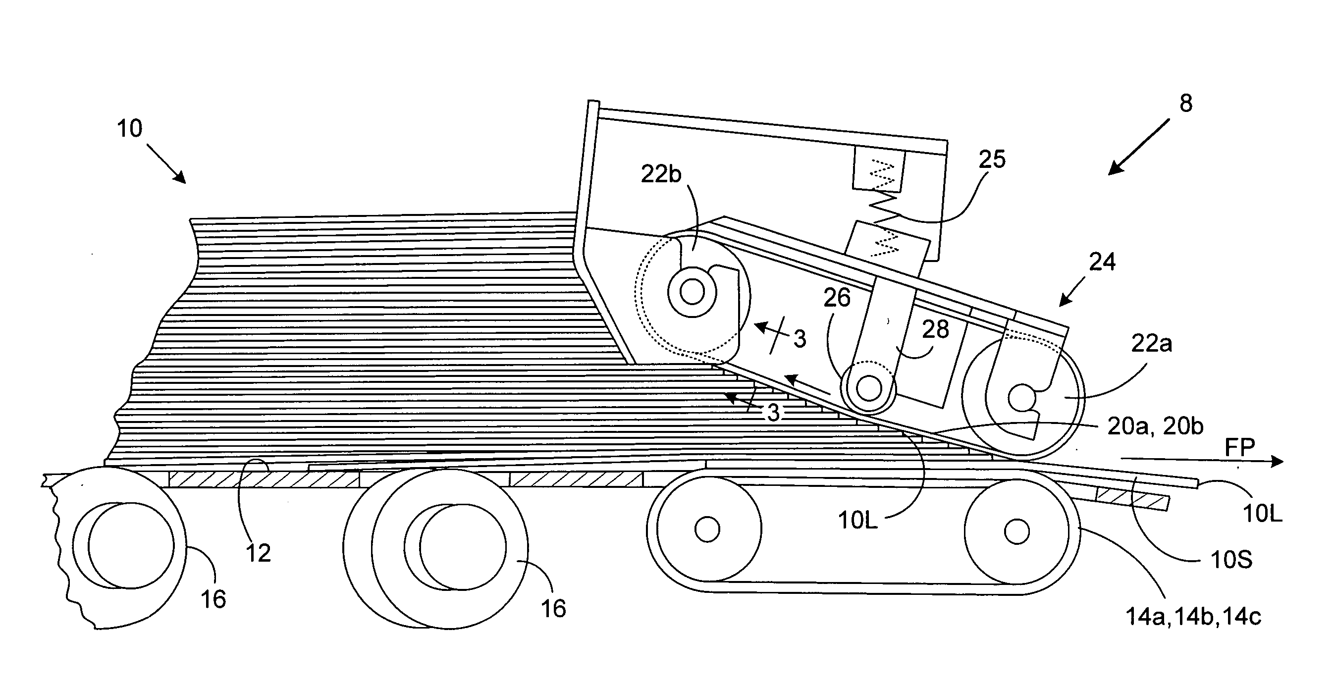 Singulation module/belt for separating sheet material