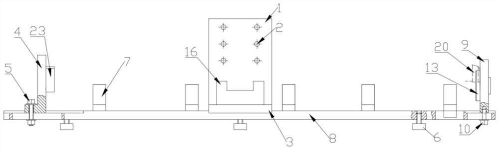 An auxiliary device for flexible manufacturing and assembly welding of commercial vehicle half-axis sensors