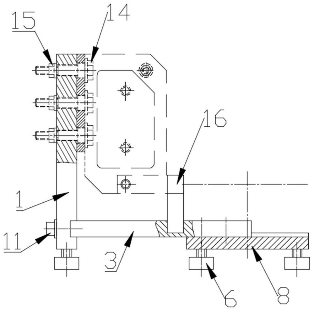 An auxiliary device for flexible manufacturing and assembly welding of commercial vehicle half-axis sensors