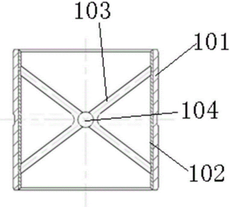 Roller pin bush and assembly-assisting structure