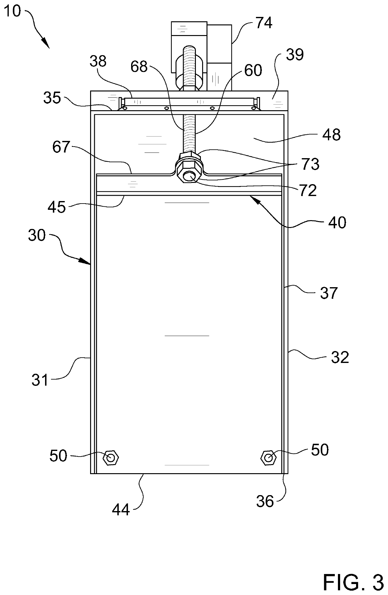 Bucket elevator adjustable guide system