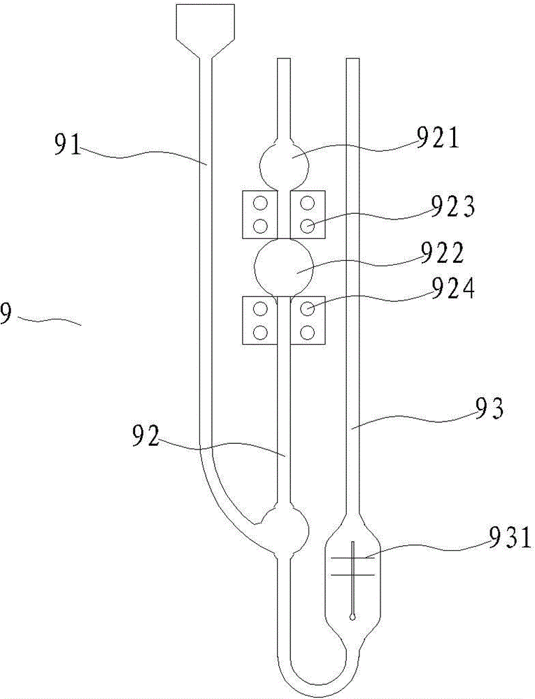 Temperature control device for edible oil and fat detection