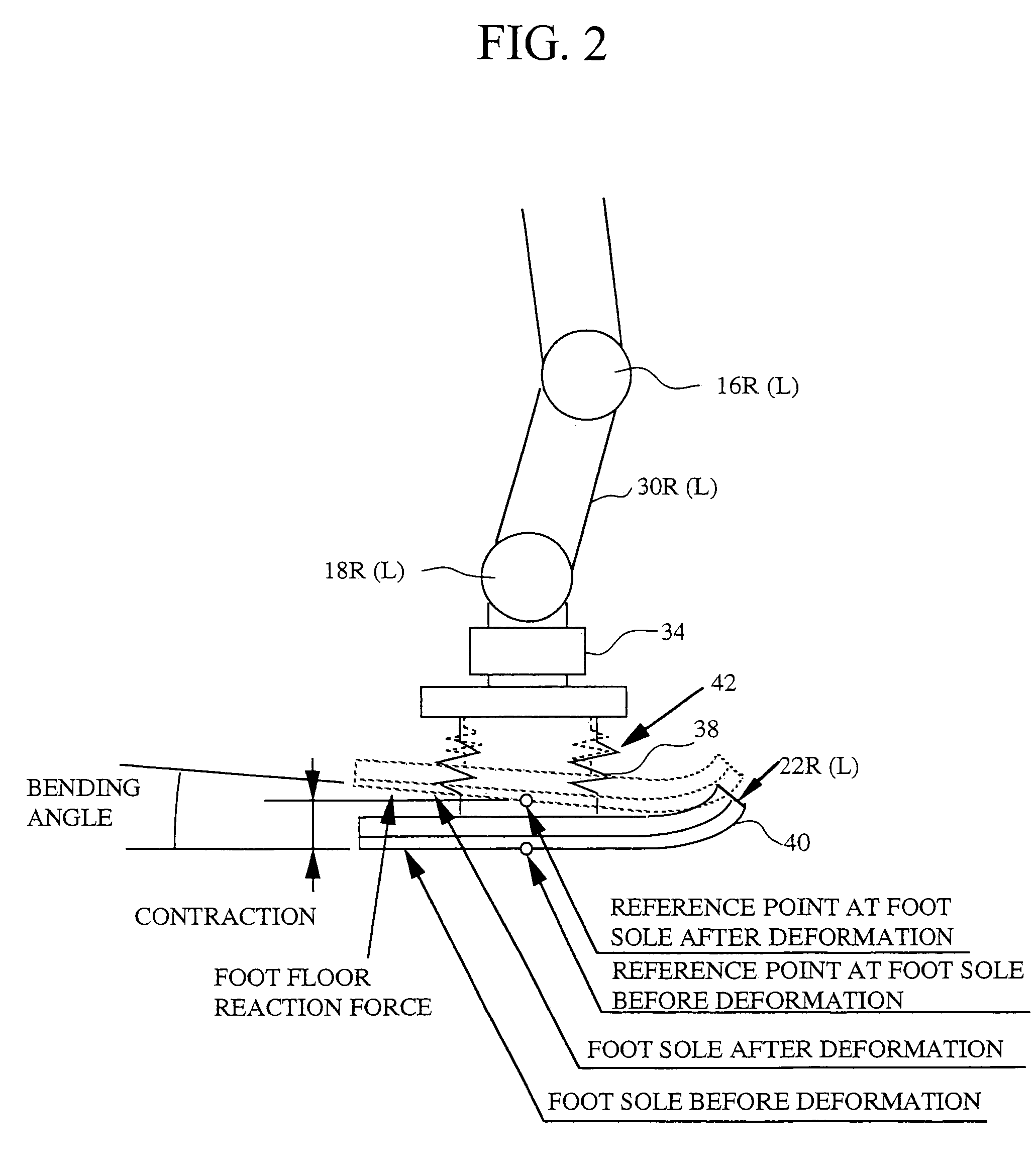 Device for generating motion of legged mobile robot