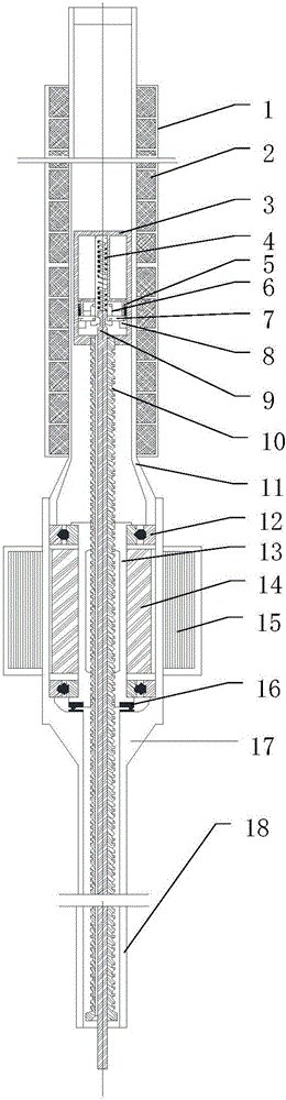 Control rod driving mechanism of floating type reactor