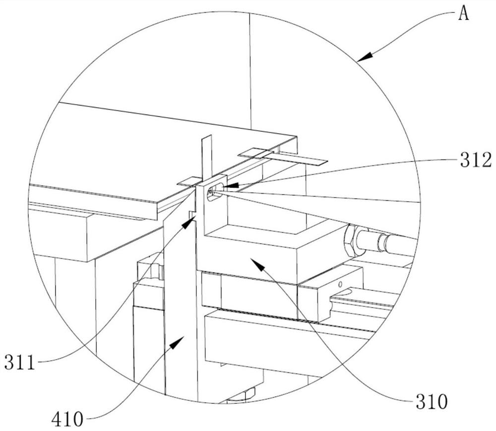 A battery tab transfer structure and transfer method