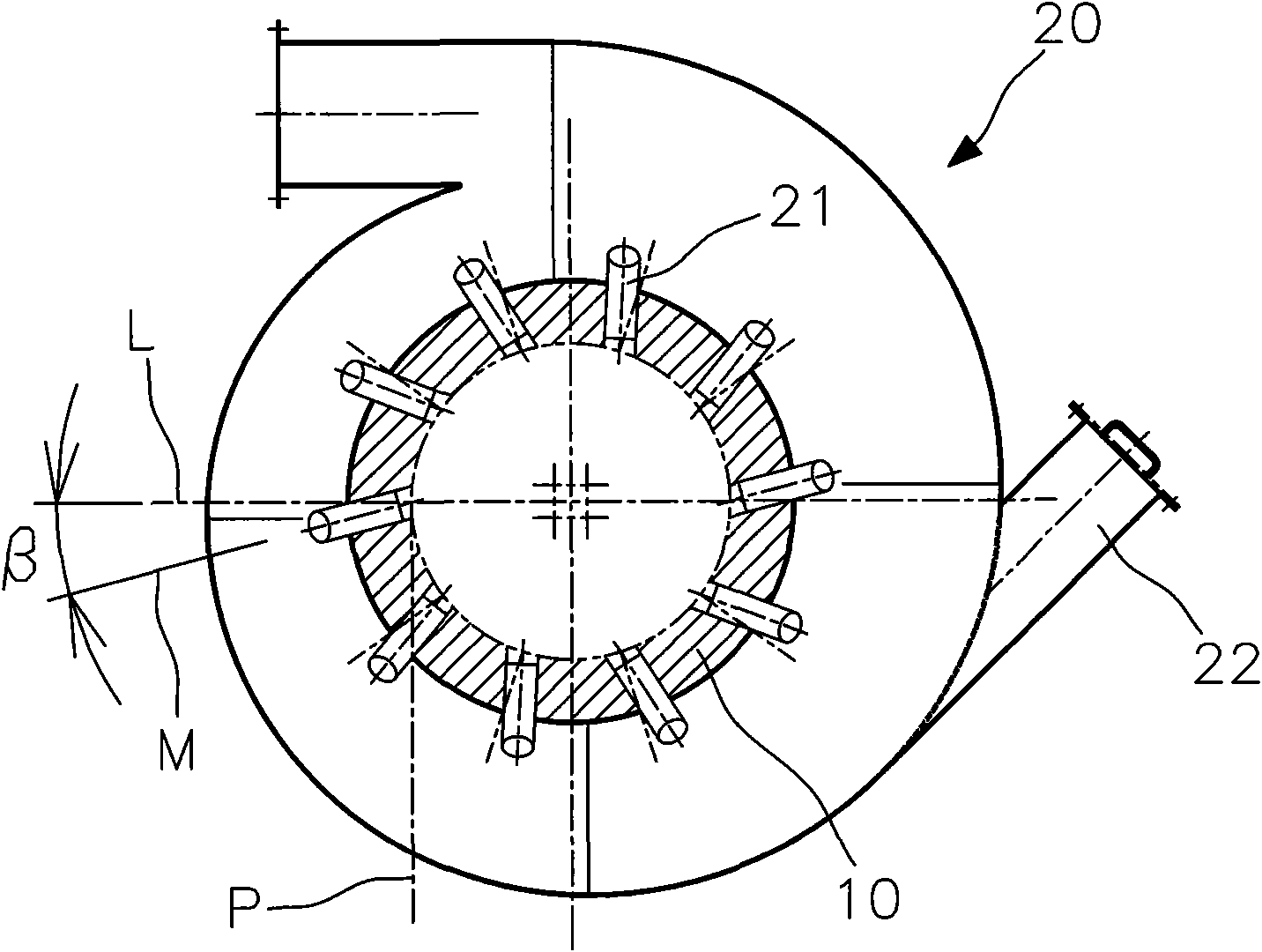 Diluting and cooling device