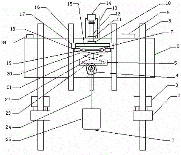 Up-and-down oscillating and swinging combined type efficient wave power generation device