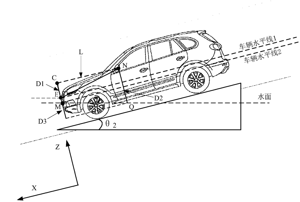 Vehicle water-wading detection method and system and vehicle