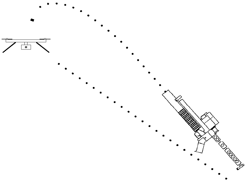 Capturing device and capturing method for rotor unmanned aerial vehicle