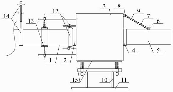 Pressure vessel pipeline sealing vibration isolation device and working principle thereof