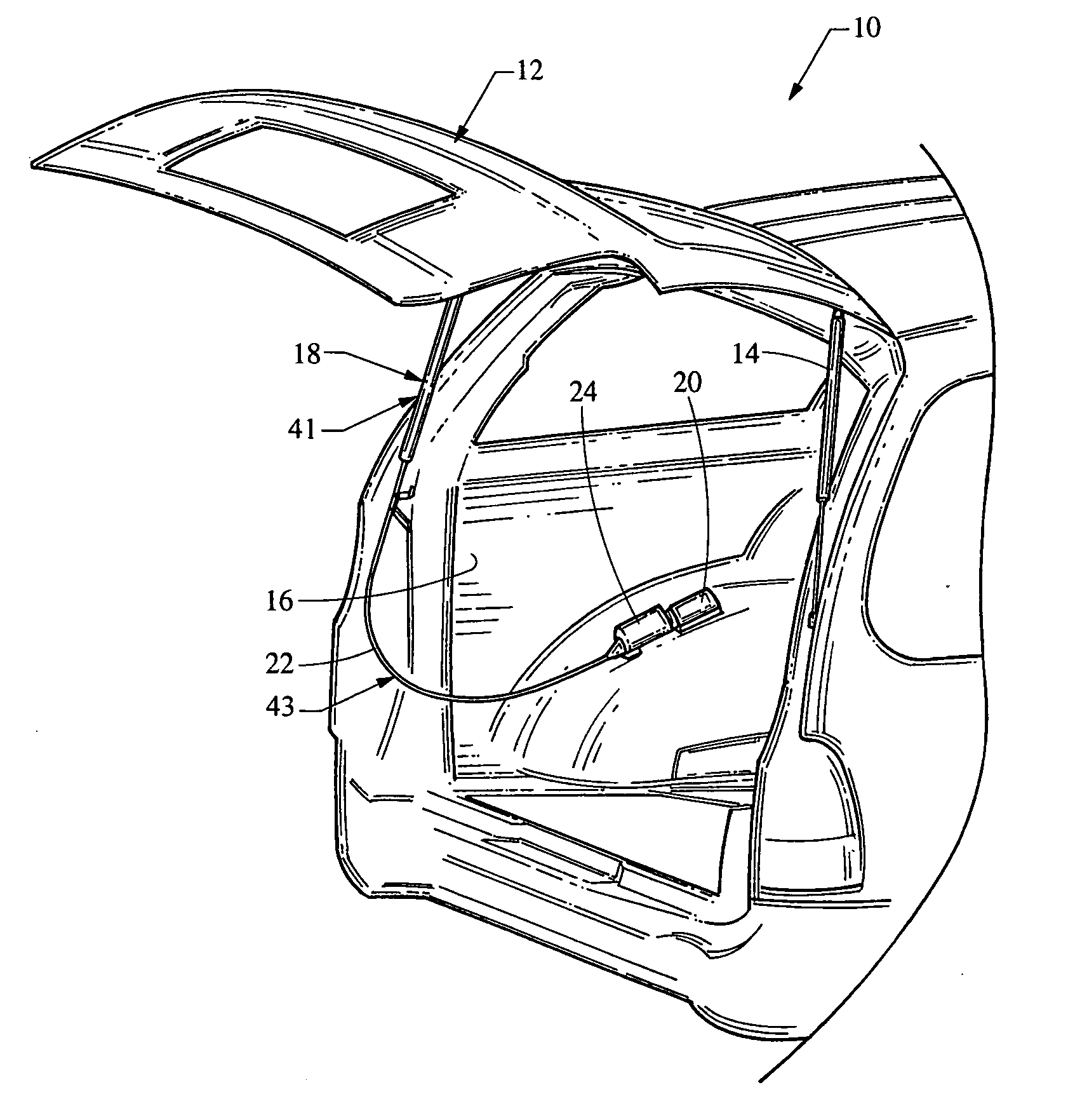 Integrated spring actuator strut assembly