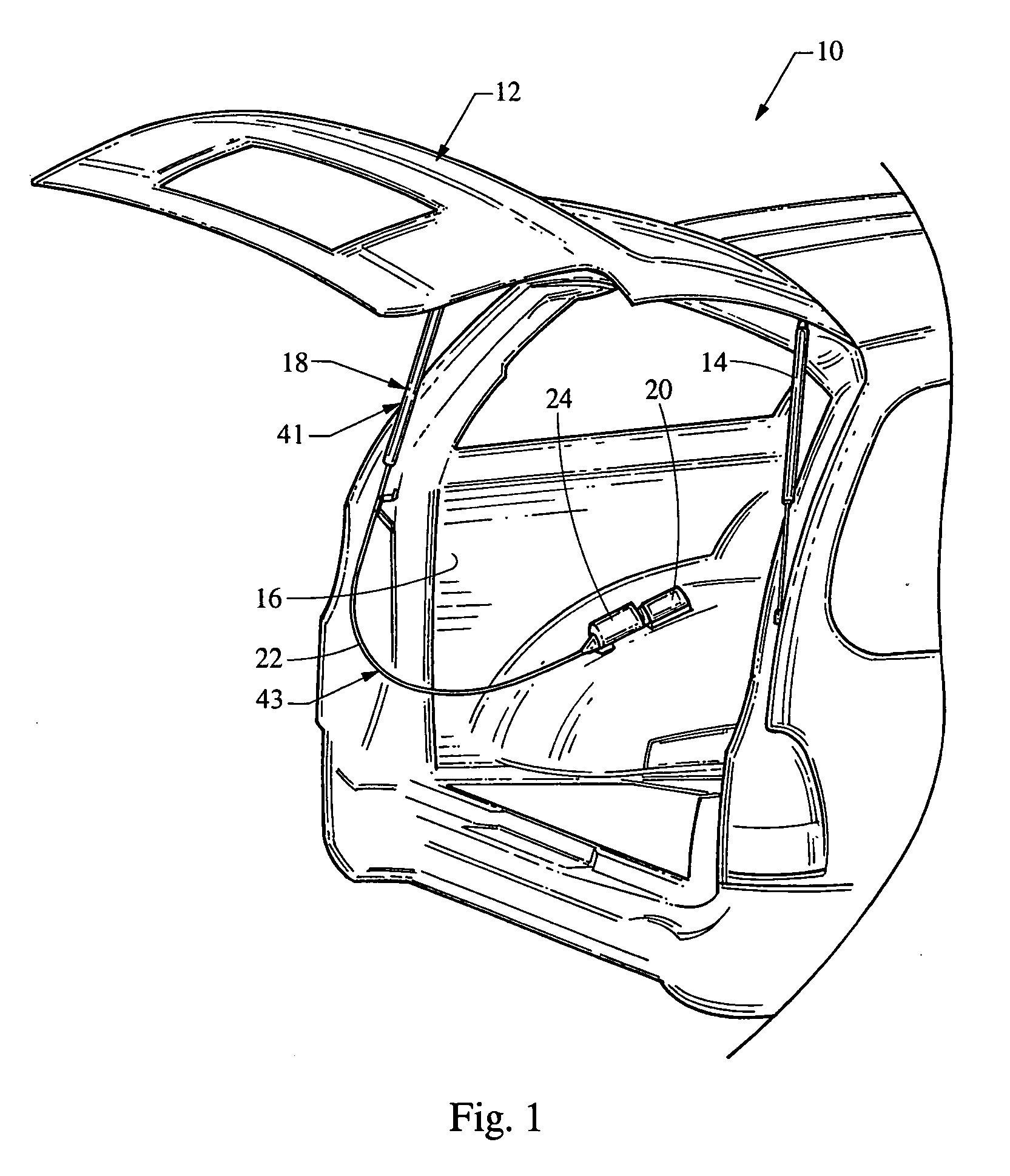 Integrated spring actuator strut assembly