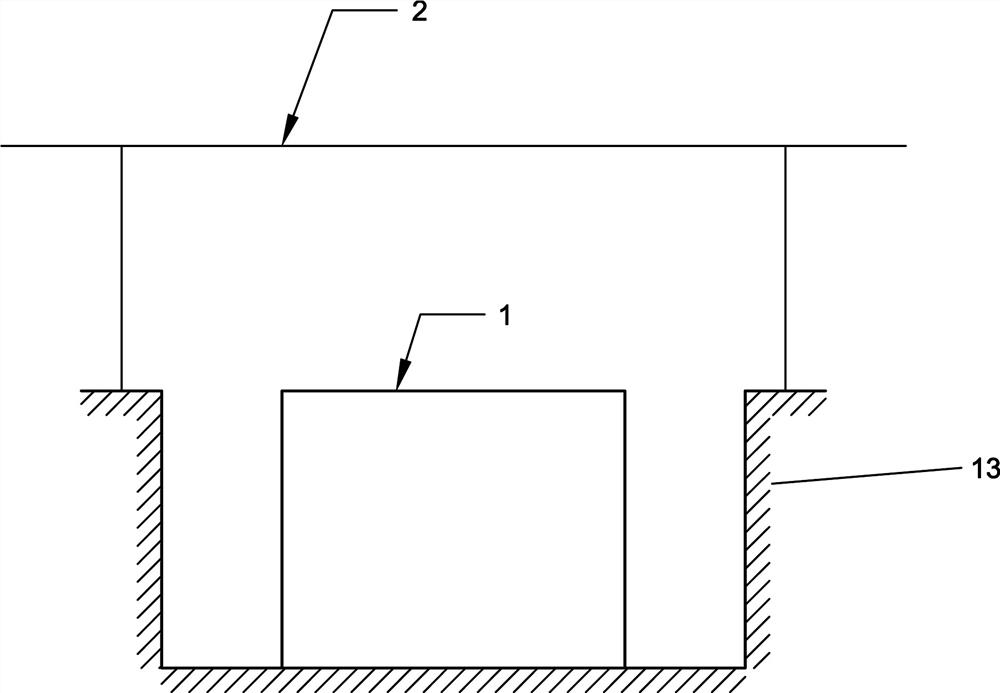 Method for quickly constructing stress-saturated protolith crustal stress test standard part