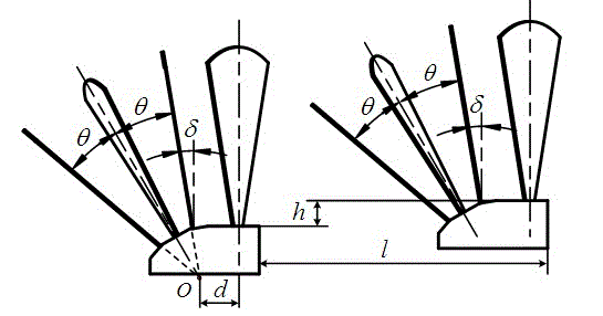 Method and device for measuring flying speed and landing coordinate of projectile of double-tube volley weapon