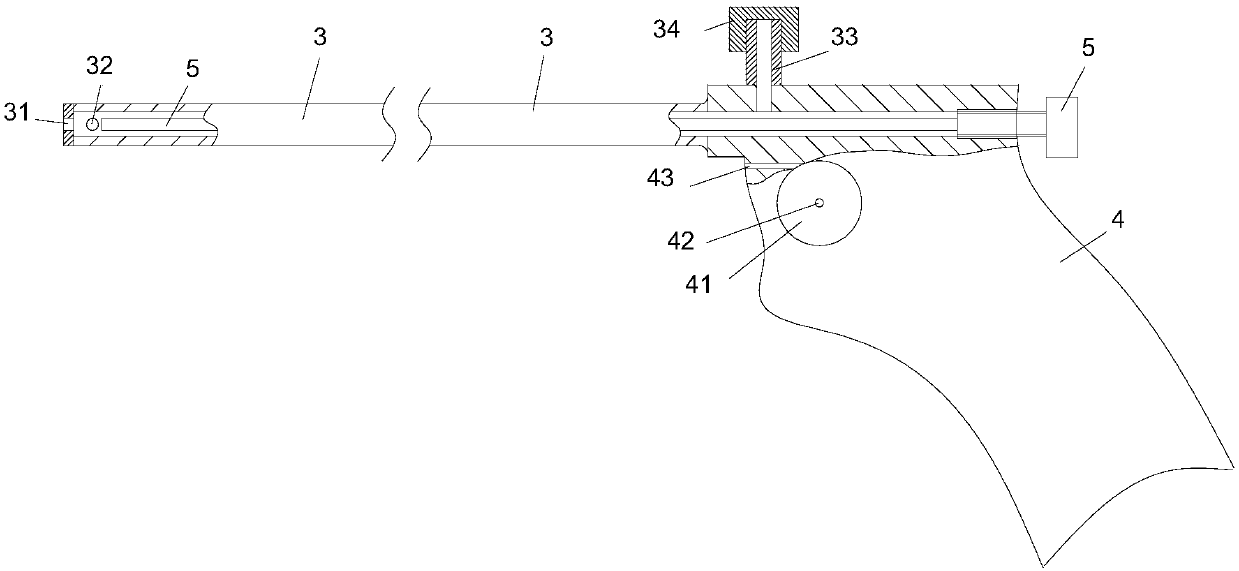 Laparoscope stitching instrument