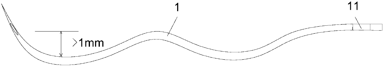 Laparoscope stitching instrument