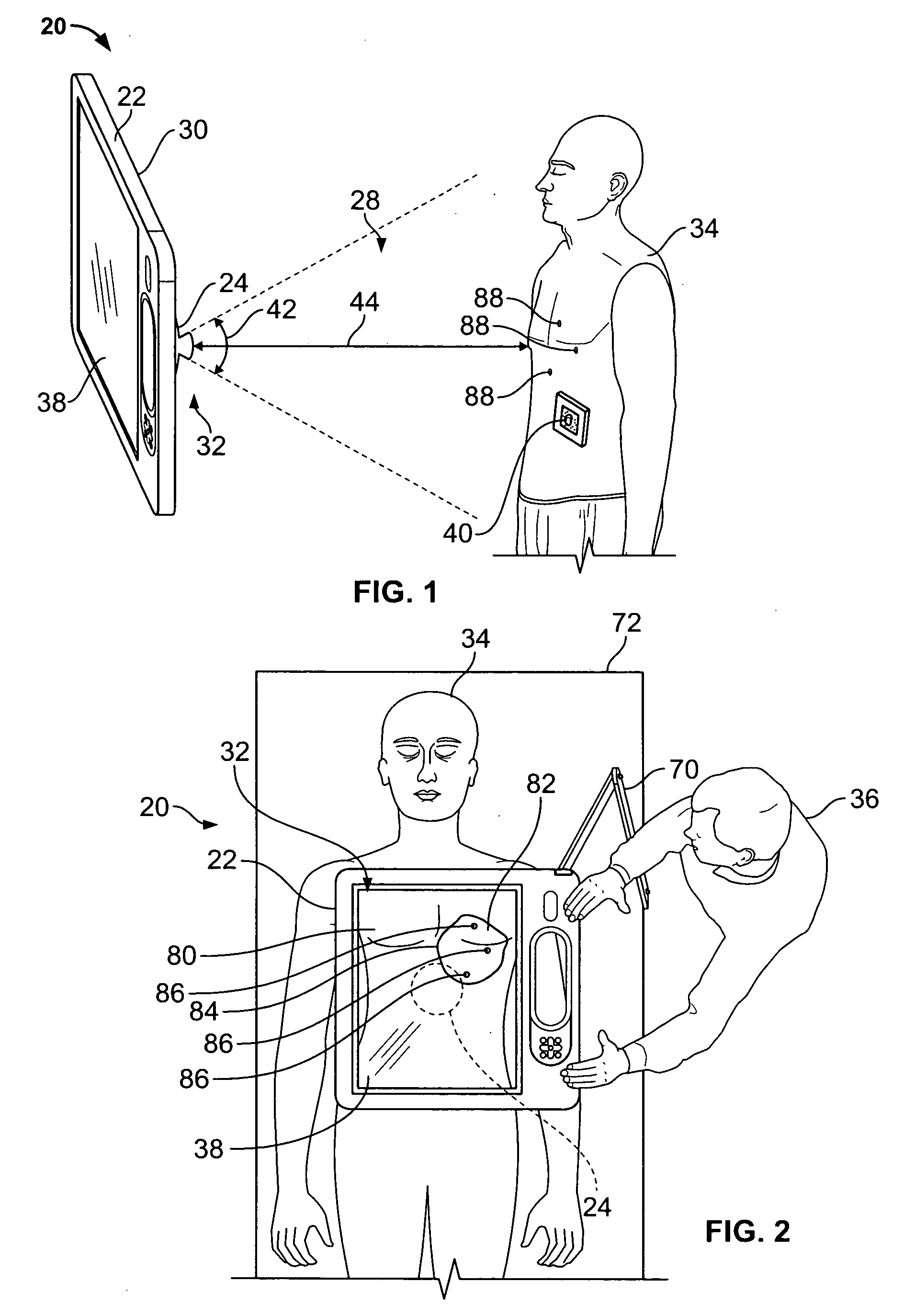 System for and method of visualizing an interior of body