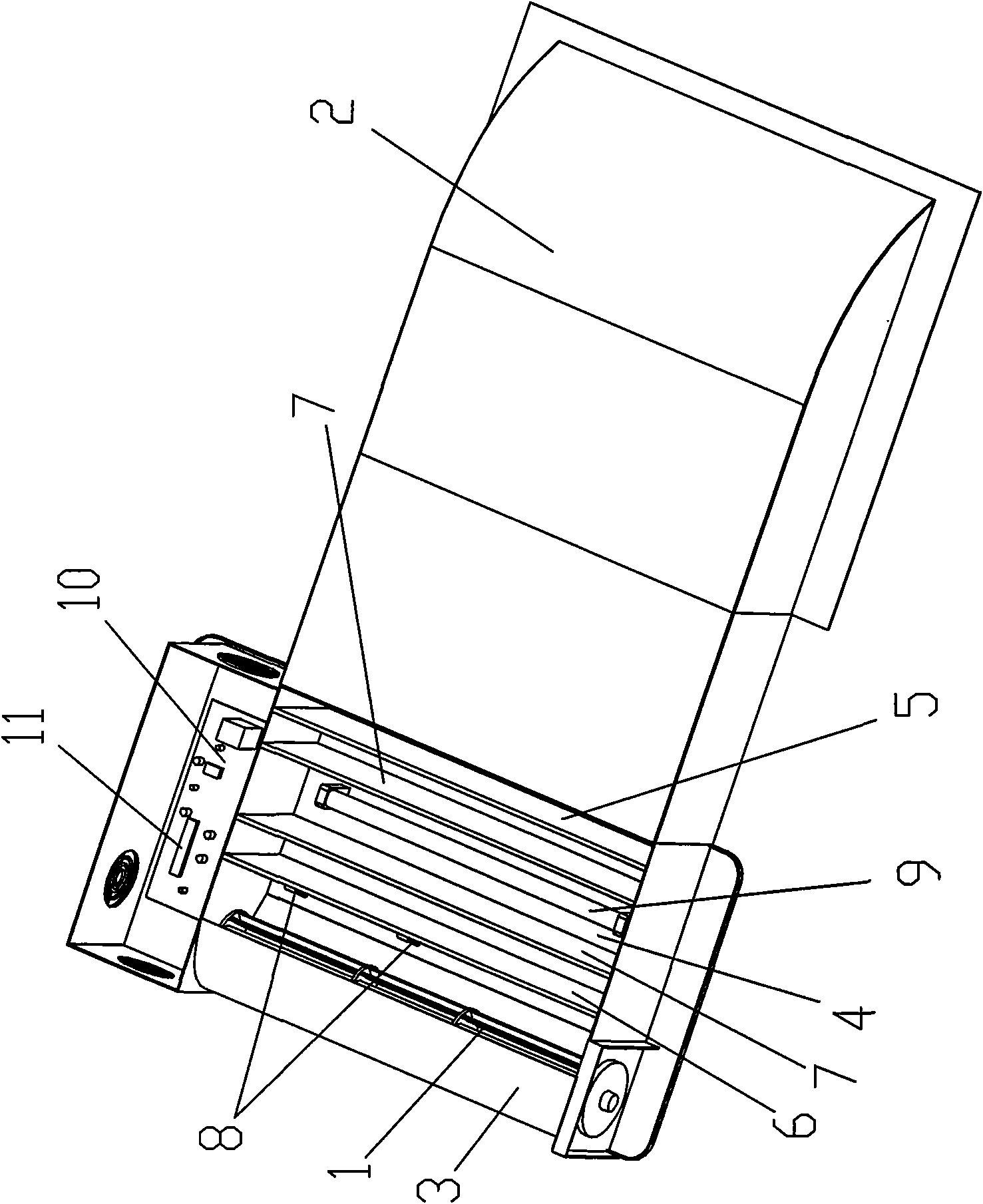 Air purifier used in elevator car room