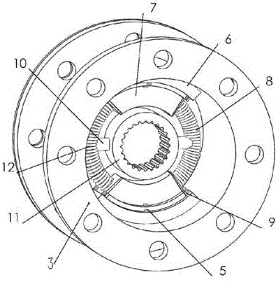 Torsional vibration adjustment device based on magnetorheology