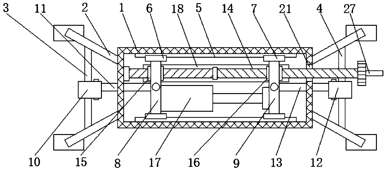 Folding photographic equipment support