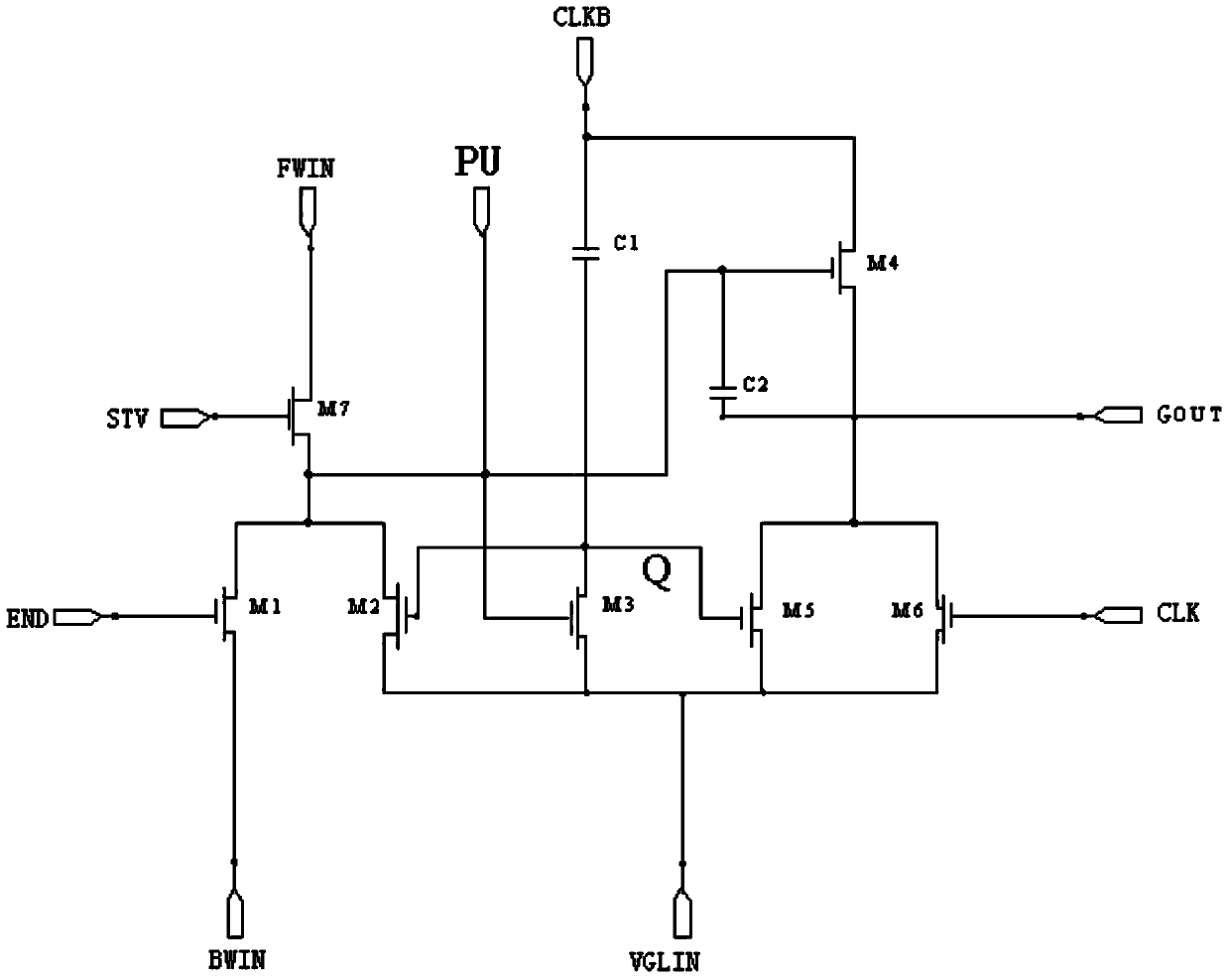 Driving device, array substrate and display device