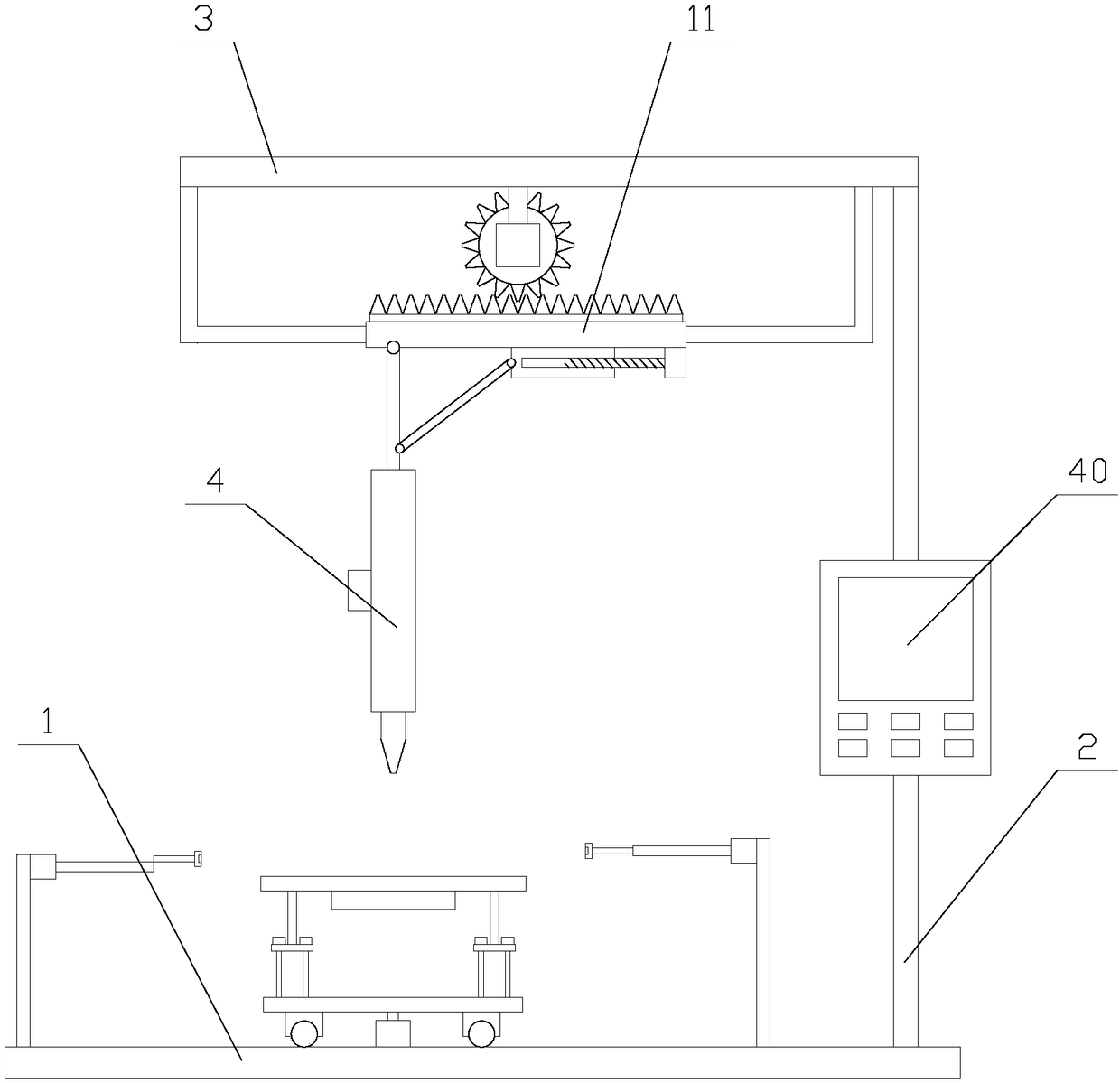 Intelligent drilling equipment with good fixation effect and easy to adjust