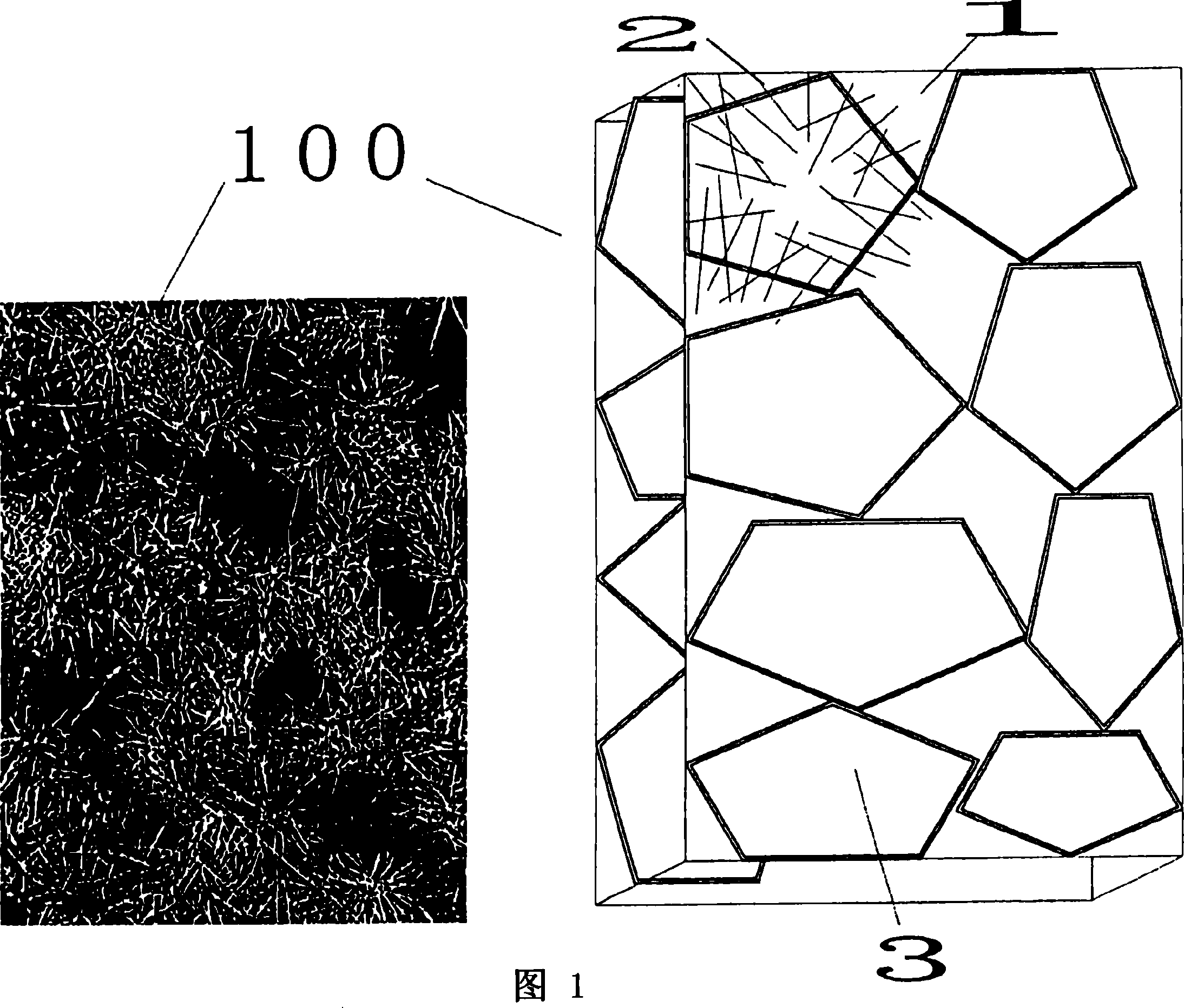 Respiratory guard device with high filtrabilitiy fiber implanted material