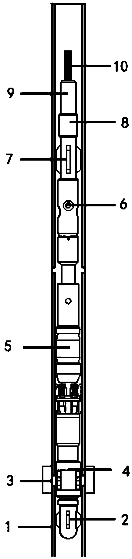 Vertical well orientated hydraulic jet multi-stage fracturing method for oil and gas well