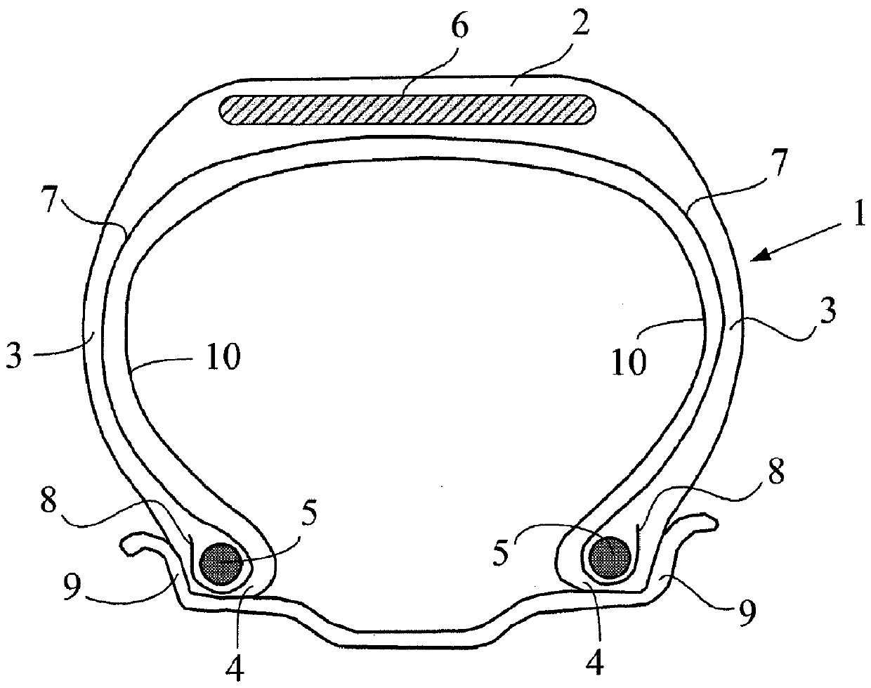 Tire Rubber Composition Comprising an Acetylacetonate Compound