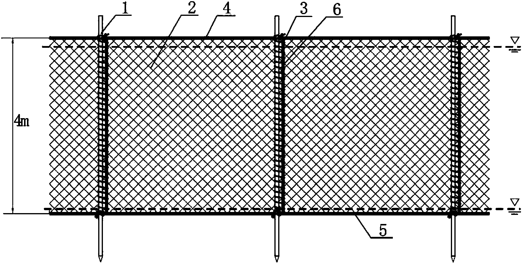 Anti-attachment sea cucumber pool fence