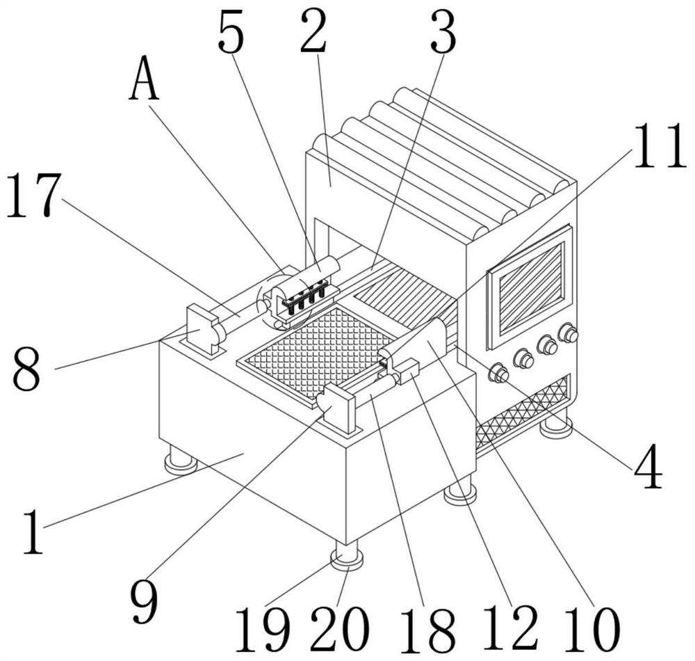 Plate shearing machine with positioning mechanism