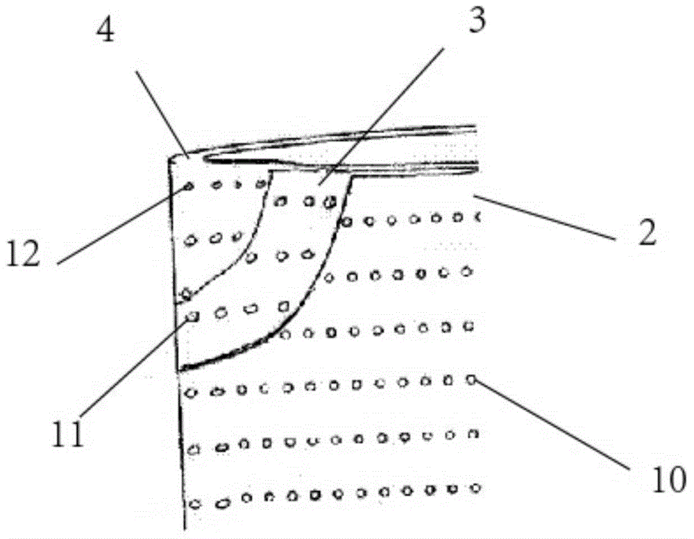 Partitioned breathable packaging bag