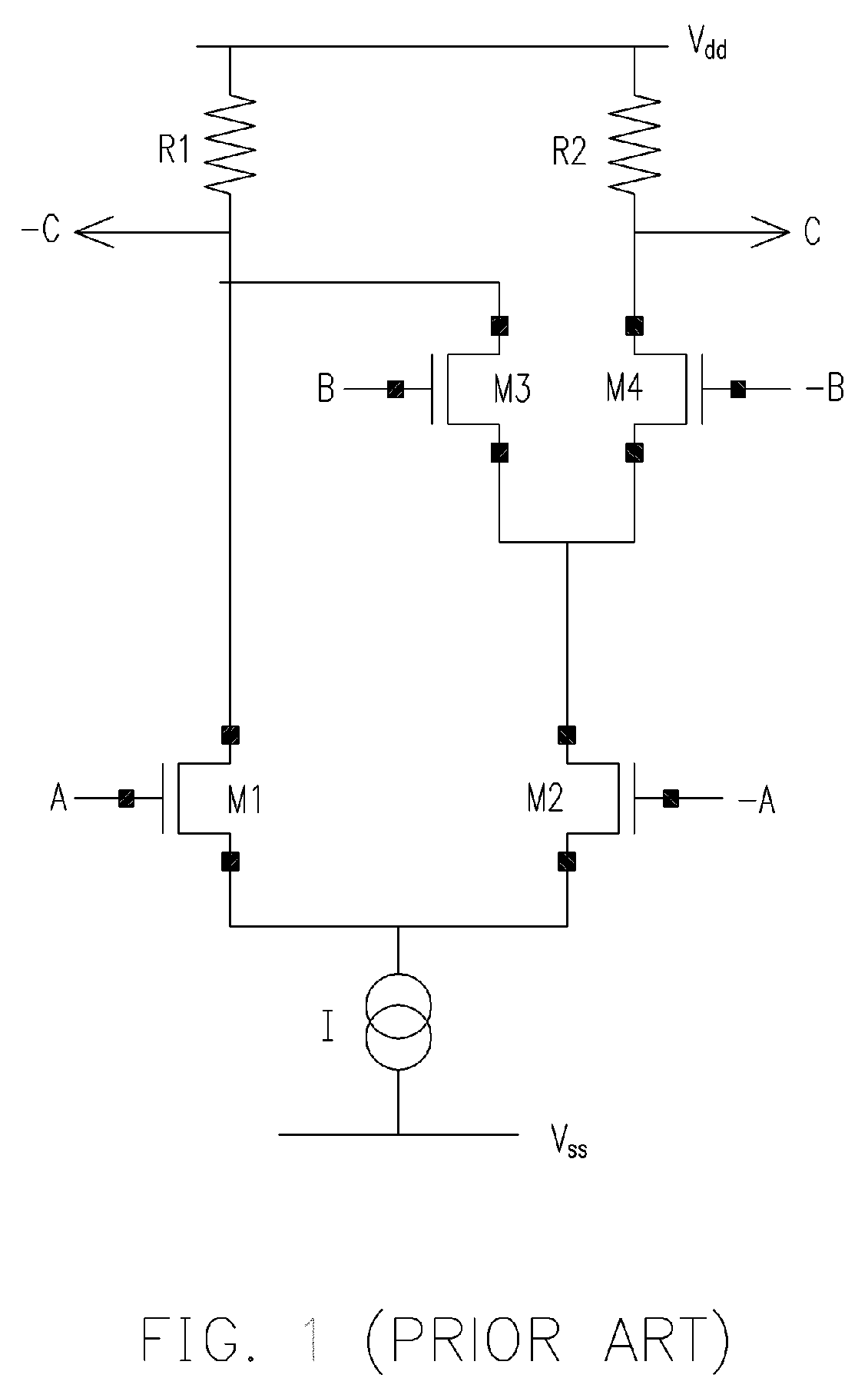 Self DC-bias high frequency logic gate, high frequency NAND gate and high frequency NOR gate