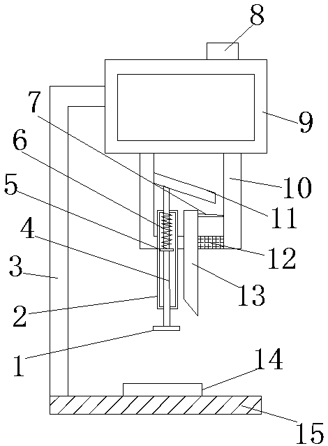 Quantitative lubricating grease bottling device