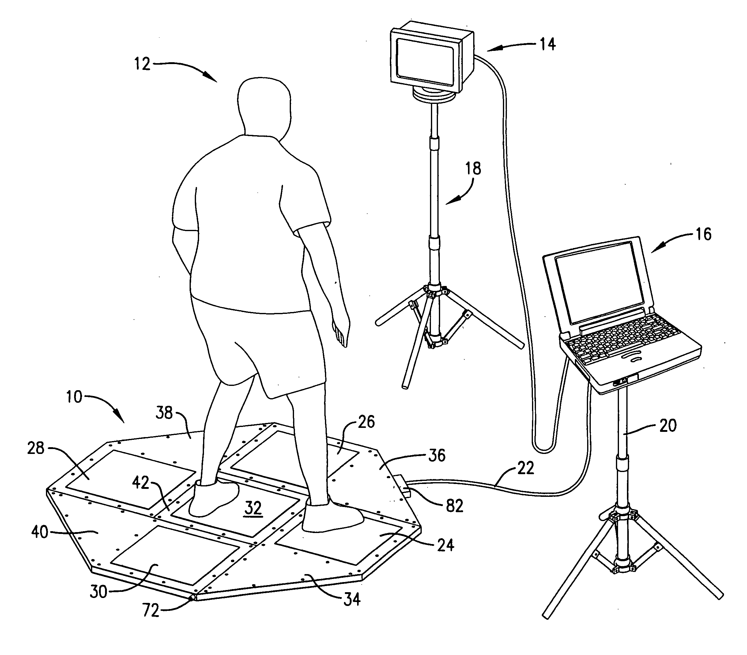 Method and apparatus for oculomotor performance testing